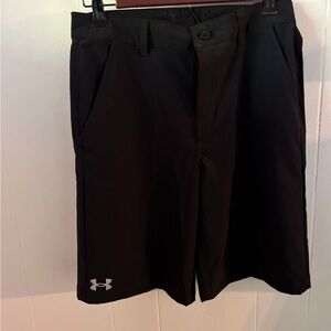 Under Armour Boys Black Shorts